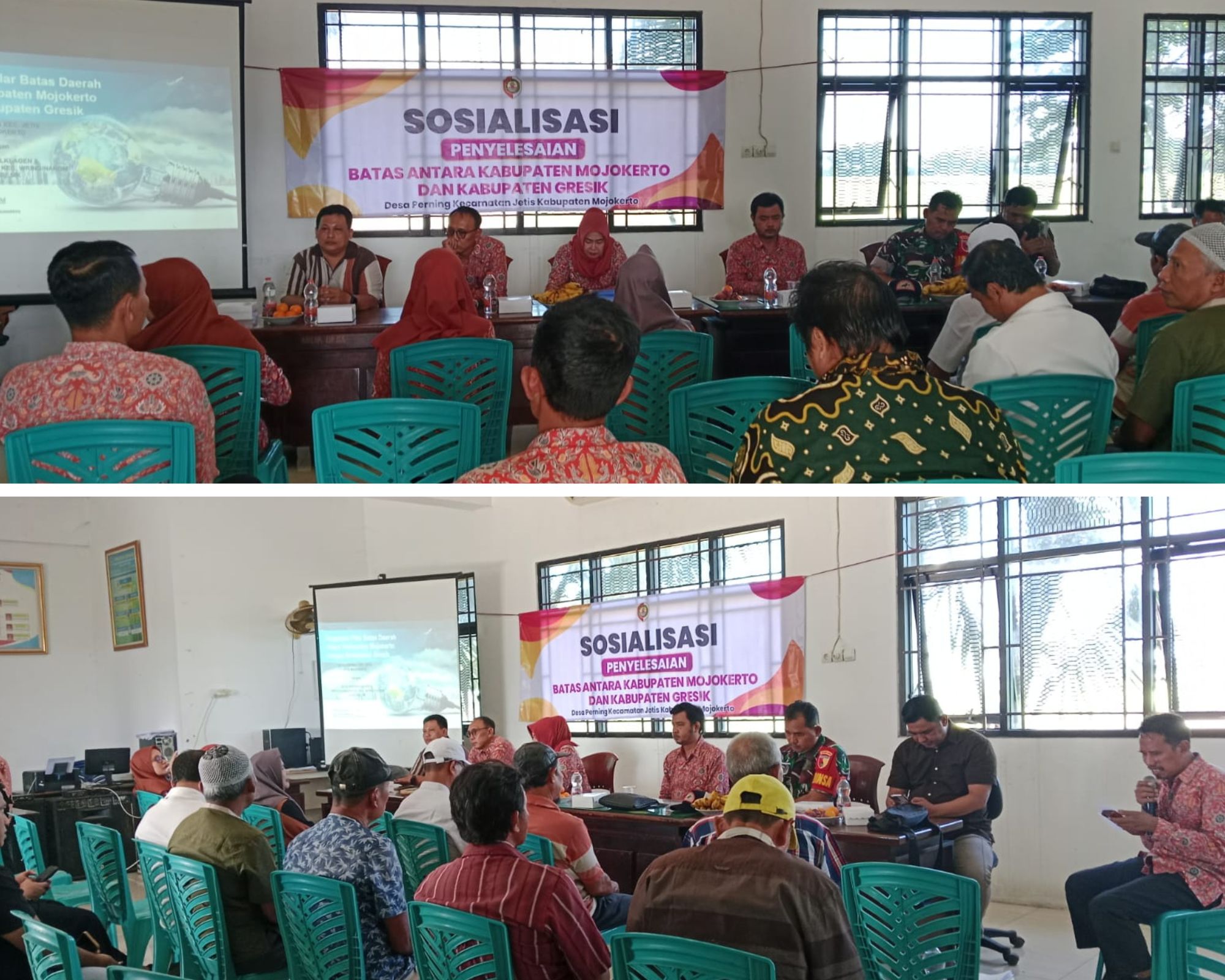 Kegiatan Sosialisasi Penyelesaian Batas Wilayah Kabupaten Mojokerto dan Kabupaten Gresik