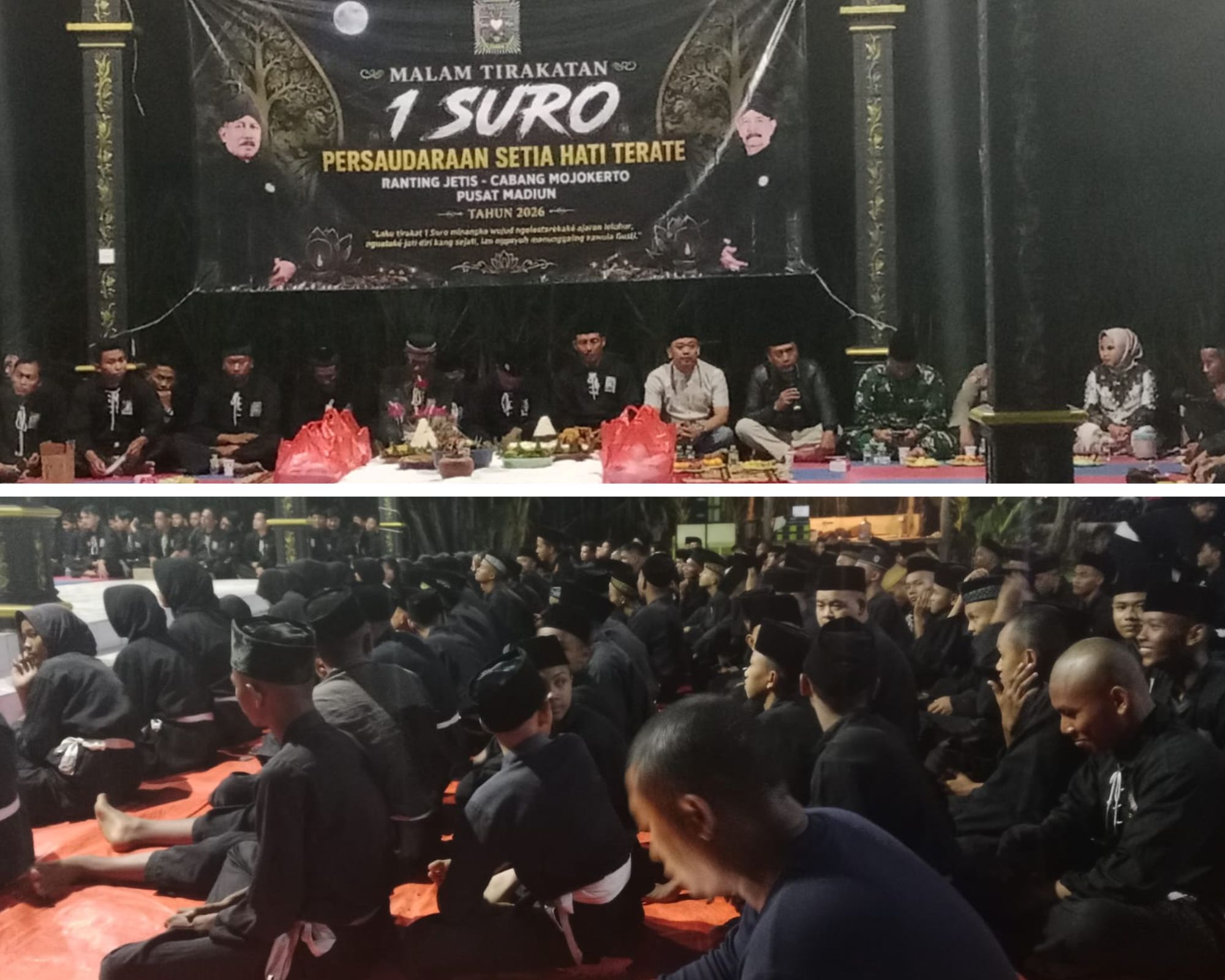Malam Tirakatan 1 Suro PSHT Ranting Jetis Berlangsung Khidmat dan Kondusif