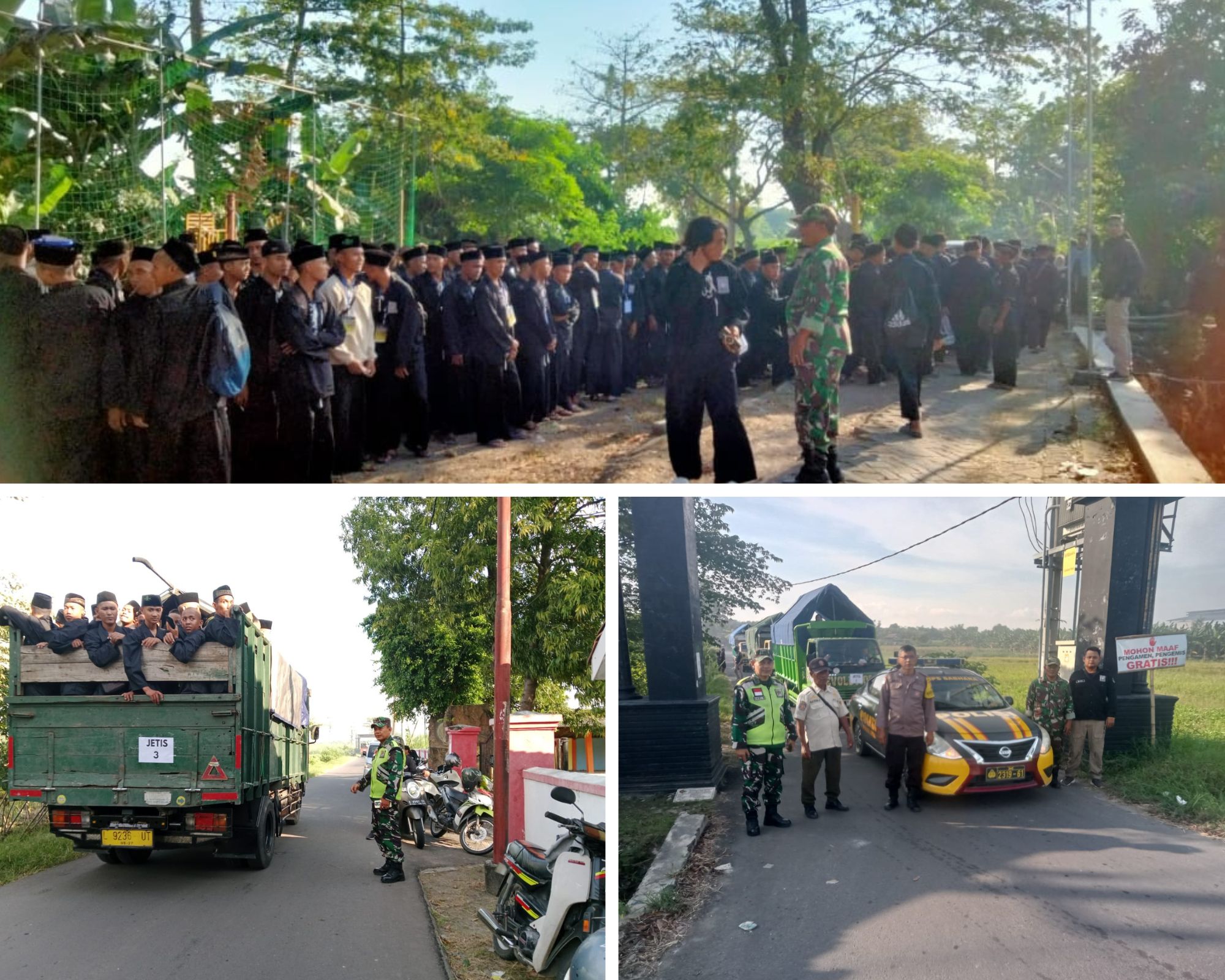 PEMBERANGKATAN PENGESAHAN WARGA PSHT RAYON KEC. JETIS