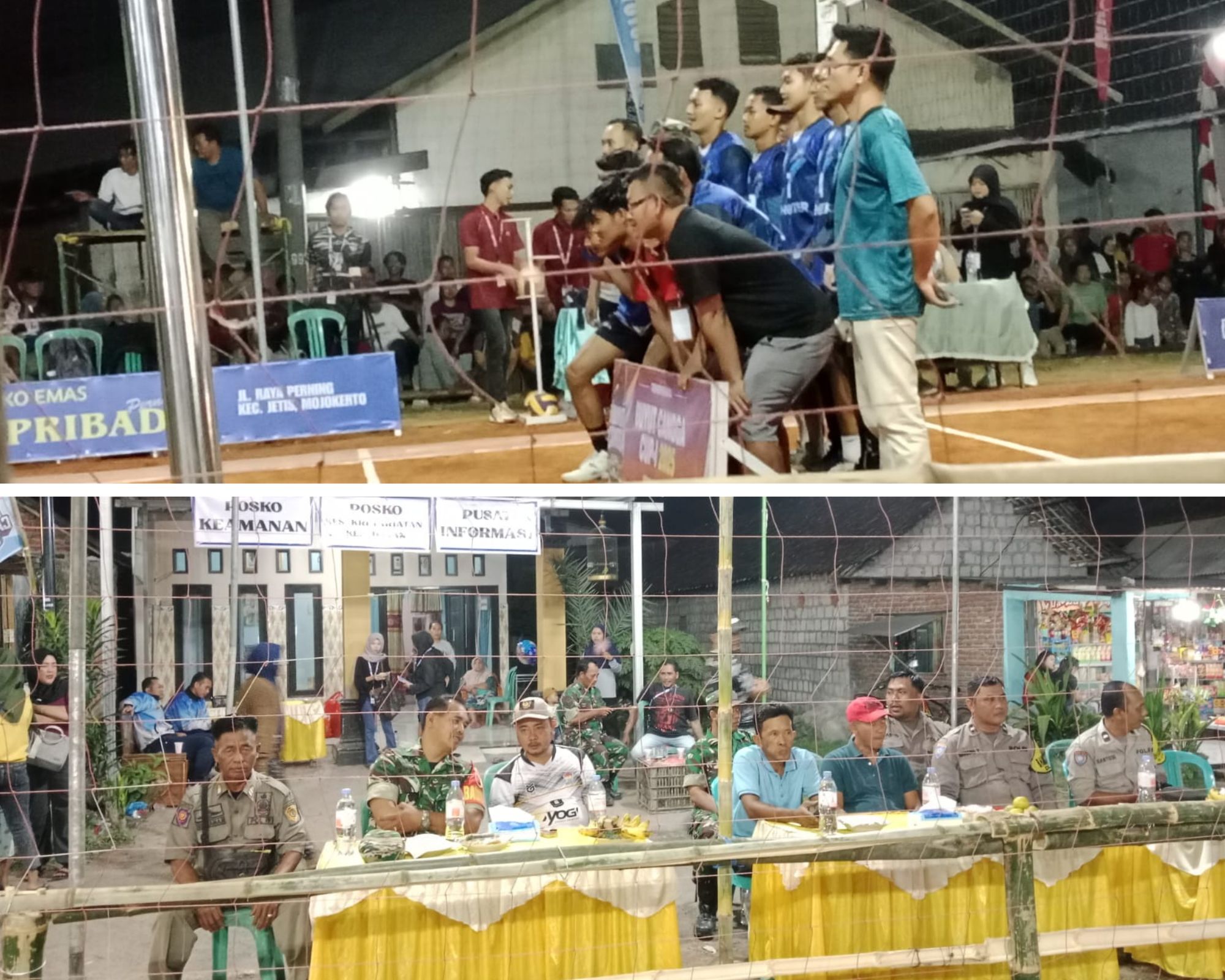 PEMBUKAAN TURNAMEN BOLA VOLY BUYUT CANGGAH CUP DI DESA PERNING