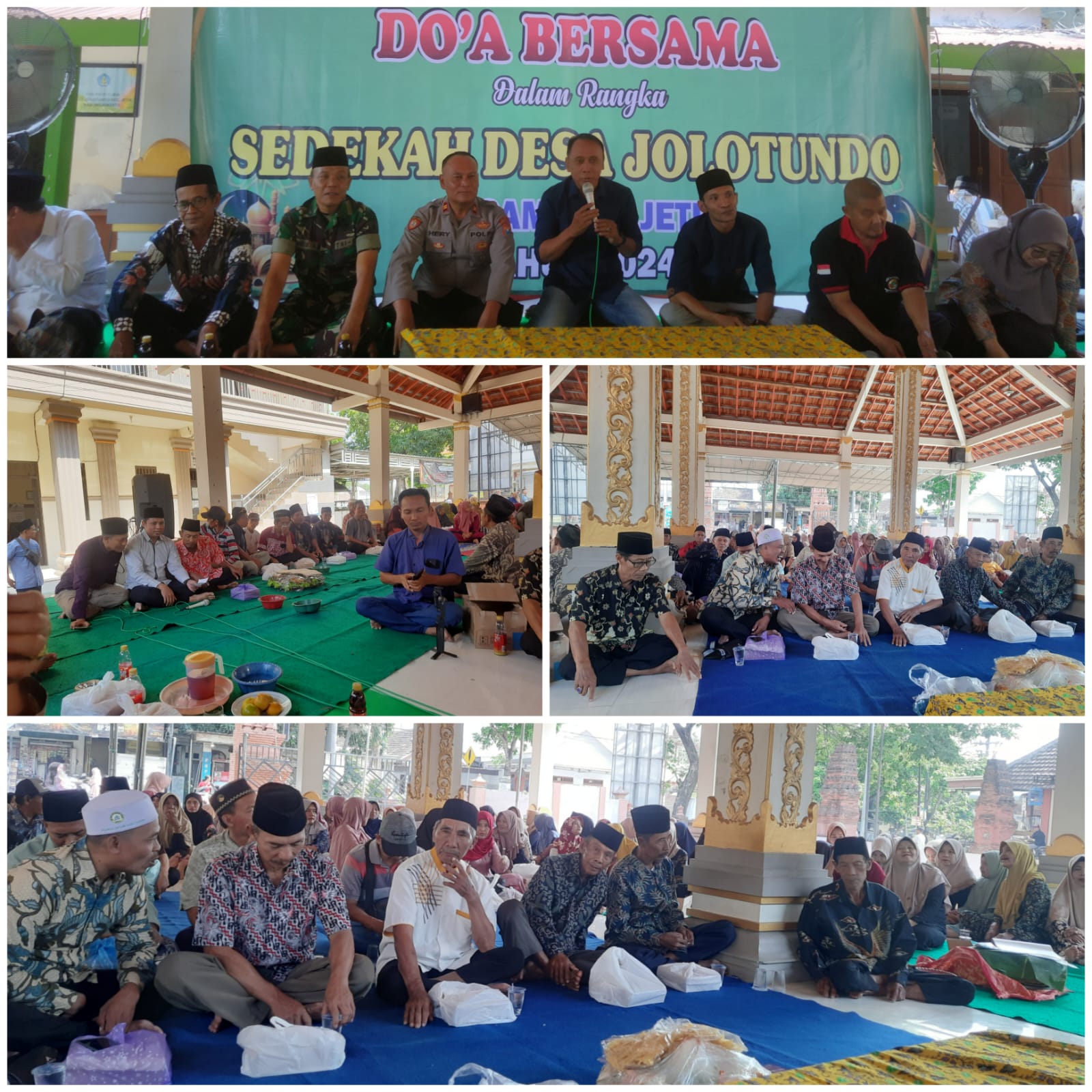 QOTMIL QUR'AN DAN DAN DOA BERSAMA DALAM RANGKA SEDEKAH DESA JOLOTUNDO KECAMATAN JETIS KABUPATEN MOJOKERTO