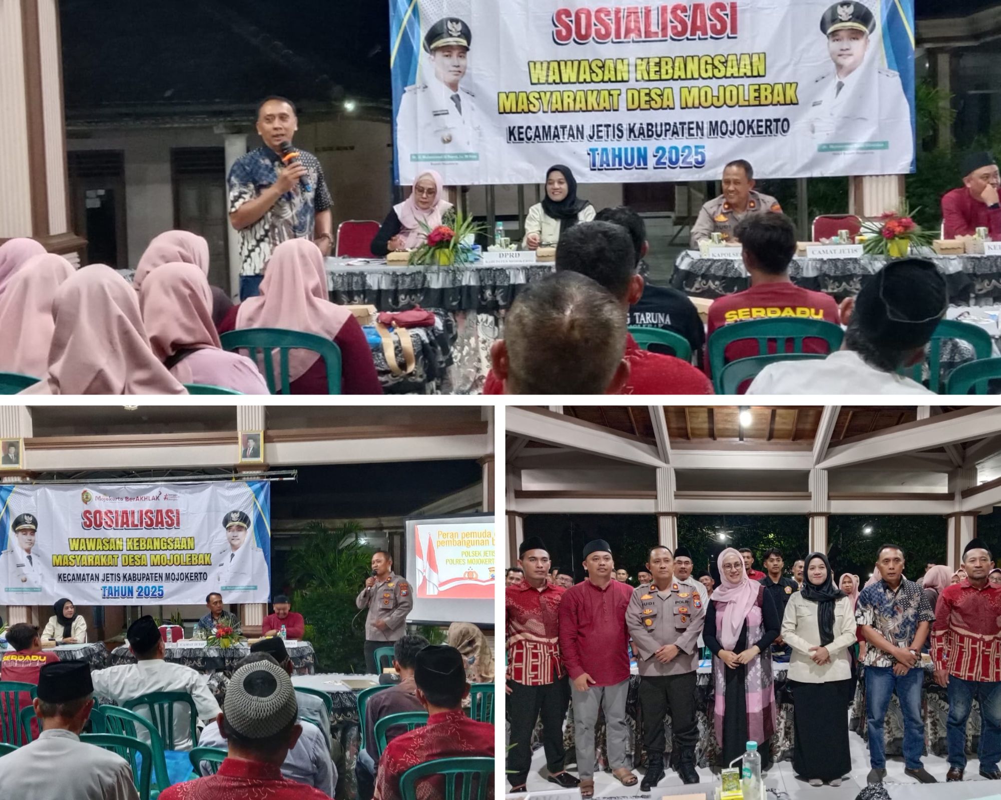 Sosialisasi Wawasan Kebangsaan di Desa Mojolebak, Wujud Penguatan Nilai Nasionalisme Masyarakat