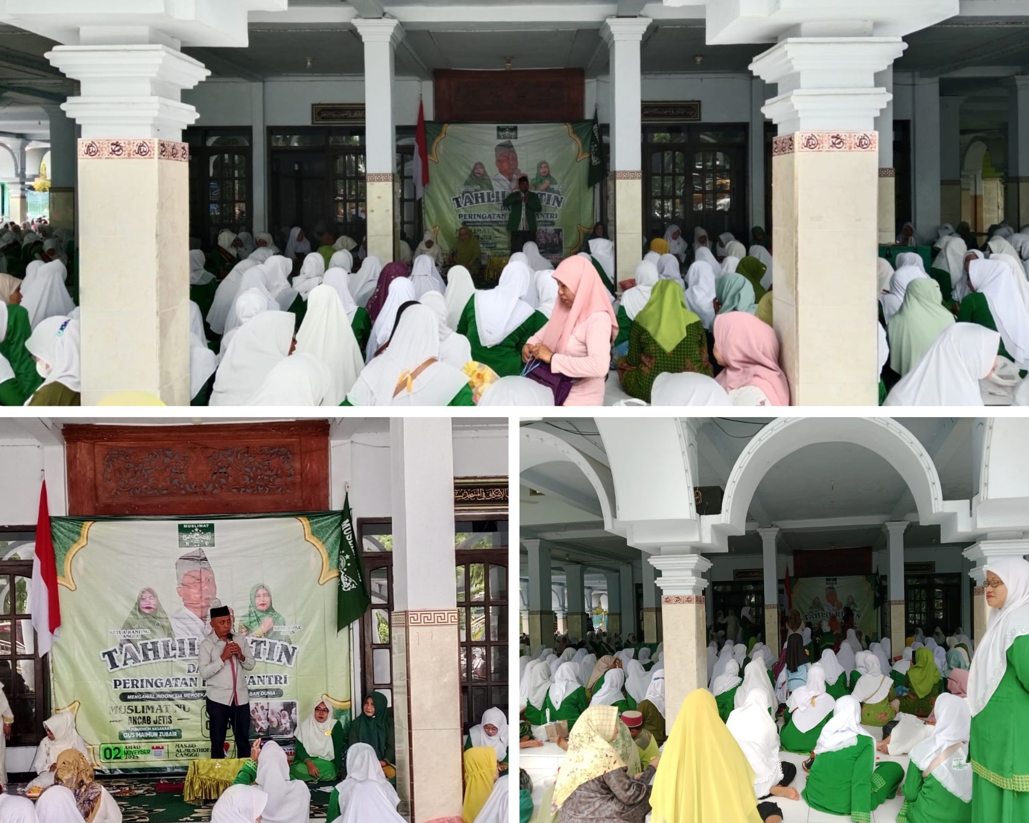 Tahlil Rutin dan Peringatan Hari Santri Muslimat NU Kecamatan Jetis